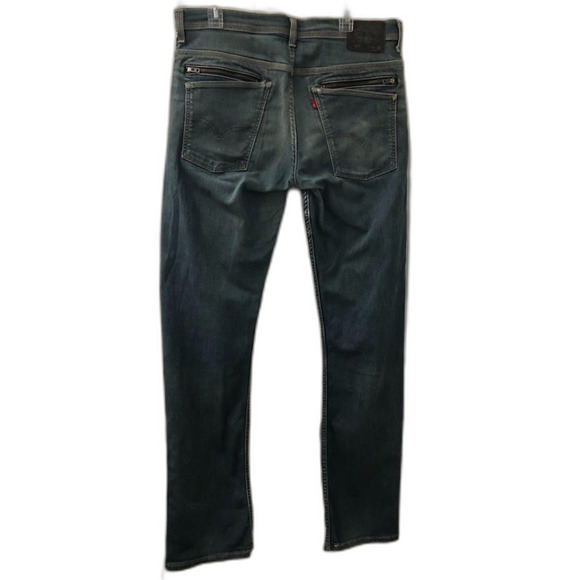 Levi's 514 Mens Unisex Denim Blue Jeans Zip Closure 36 x 36 Slim Straight Stetch - Picture 1 of 13